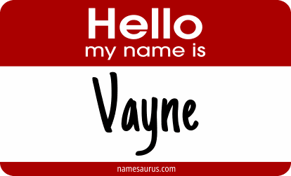 Hello my name is Vayne png download