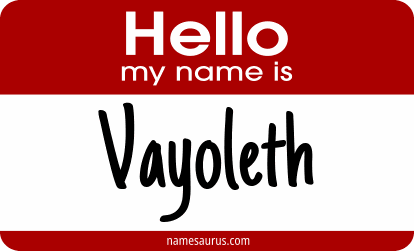 Hello my name is Vayoleth png download