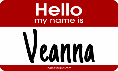 Hello my name is Veanna png download