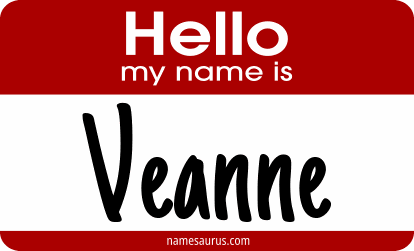 Hello my name is Veanne png download