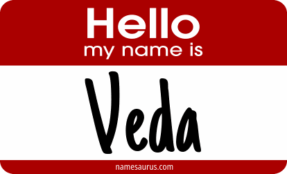 Hello my name is Veda png download