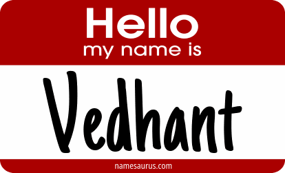 Hello my name is Vedhant png download