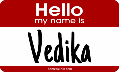 Hello my name is Vedika png download