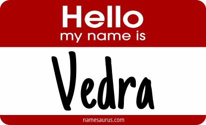Hello my name is Vedra png download