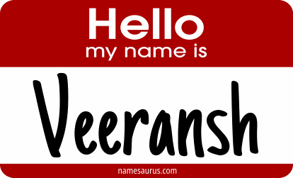 Hello my name is Veeransh png download