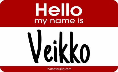 Hello my name is Veikko png download