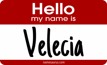 Hello my name is Velecia png download