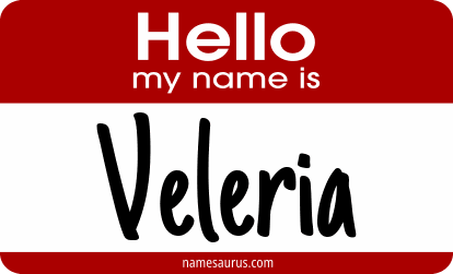 Hello my name is Veleria png download