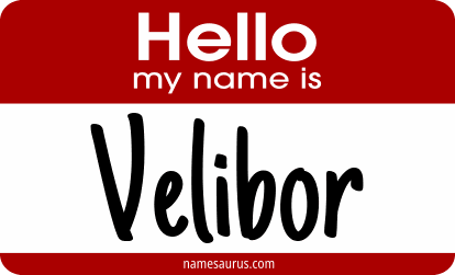 Hello my name is Velibor png download