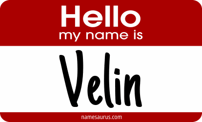 Hello my name is Velin png download