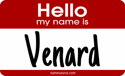 Hello my name is Venard png download