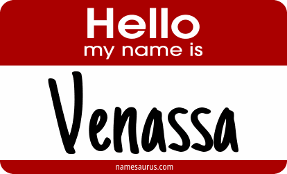 Hello my name is Venassa png download