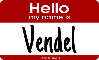 Hello my name is Vendel png download