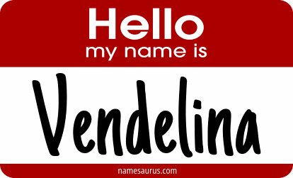 Hello my name is Vendelina png download