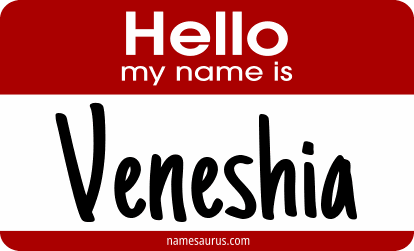 Hello my name is Veneshia png download