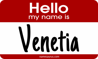 Hello my name is Venetia png download