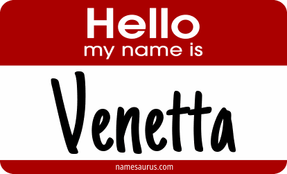 Hello my name is Venetta png download