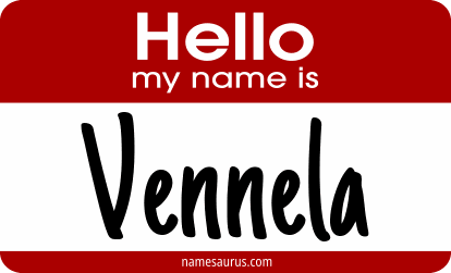 Hello my name is Vennela png download