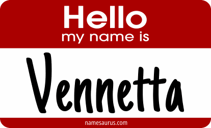 Hello my name is Vennetta png download