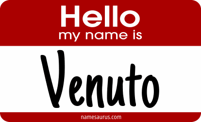 Hello my name is Venuto png download