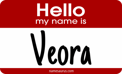 Hello my name is Veora png download