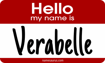 Hello my name is Verabelle png download