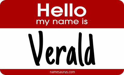 Hello my name is Verald png download