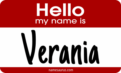 Hello my name is Verania png download