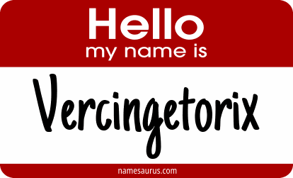 Hello my name is Vercingetorix png download