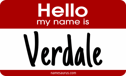 Hello my name is Verdale png download