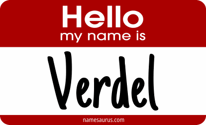 Hello my name is Verdel png download