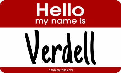 Hello my name is Verdell png download