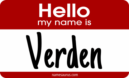 Hello my name is Verden png download
