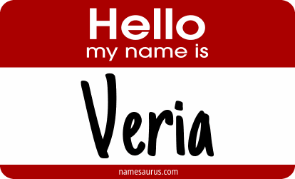 Hello my name is Veria png download