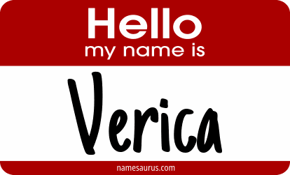 Hello my name is Verica png download