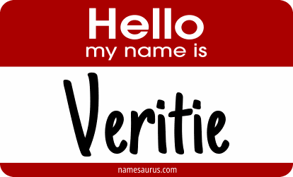 Hello my name is Veritie png download