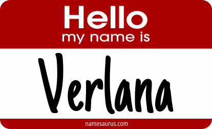 Hello my name is Verlana png download