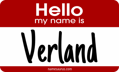 Hello my name is Verland png download