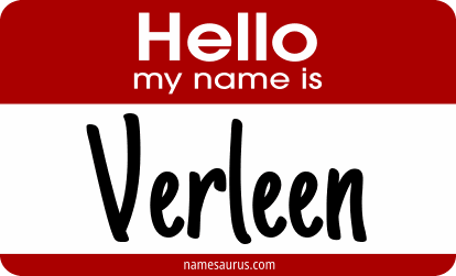 Hello my name is Verleen png download