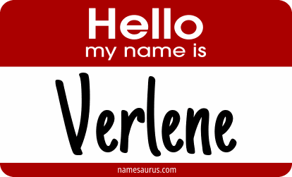 Hello my name is Verlene png download