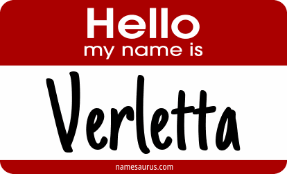 Hello my name is Verletta png download