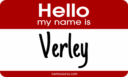 Hello my name is Verley png download