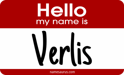 Hello my name is Verlis png download