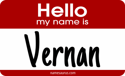 Hello my name is Vernan png download