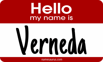 Hello my name is Verneda png download