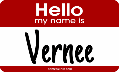 Hello my name is Vernee png download