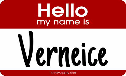 Hello my name is Verneice png download