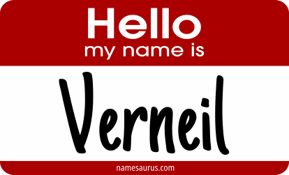 Hello my name is Verneil png download