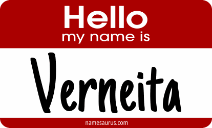 Hello my name is Verneita png download
