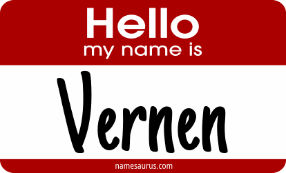 Hello my name is Vernen png download